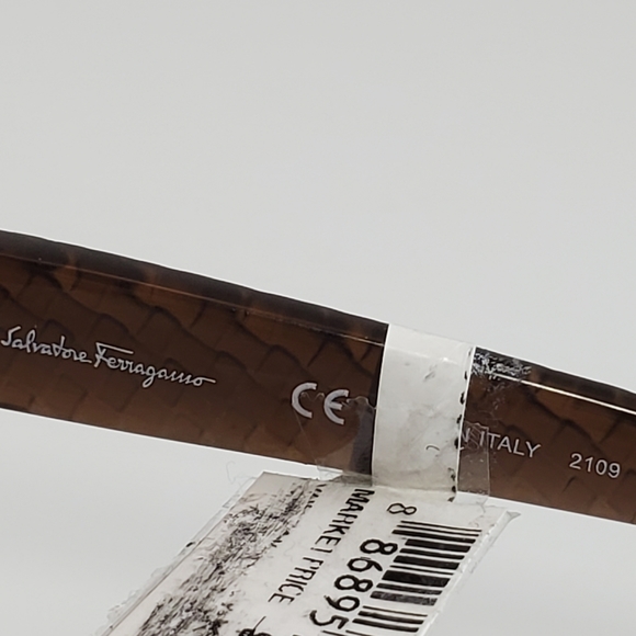 NWT$285 Salvatore Ferragamo SF770SA 213  Brown Gradient 61mm-15-135 Sunglasses - Picture 9 of 16